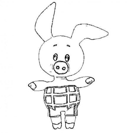 Рисунок мультяшного героя