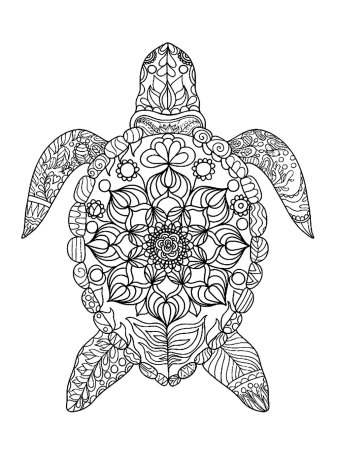 Раскраски сложные узоры