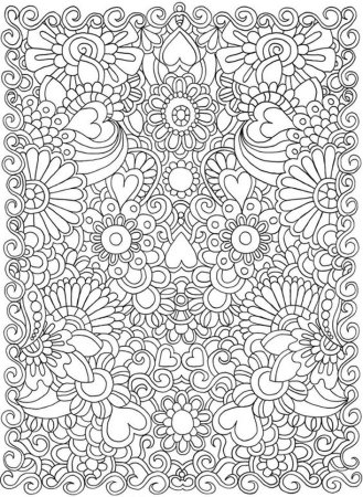 Раскраски сложные и красивые