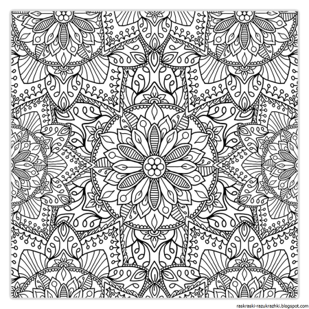 Арт терапия Зентангл