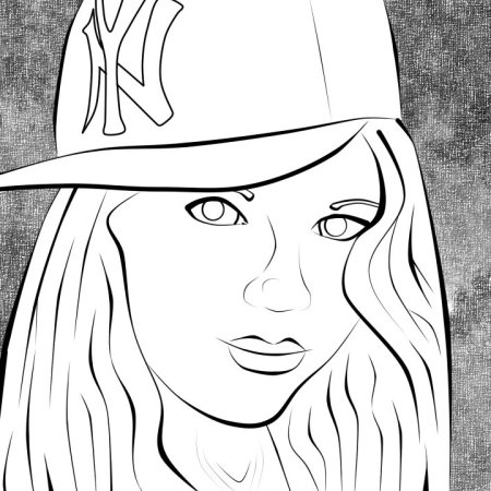 Рисунки ИНСТАСАМКИ черно белые