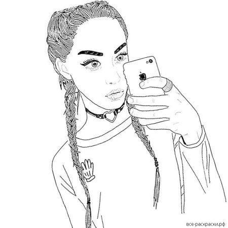 Раскраски КРУТЫХ И стильных подростков