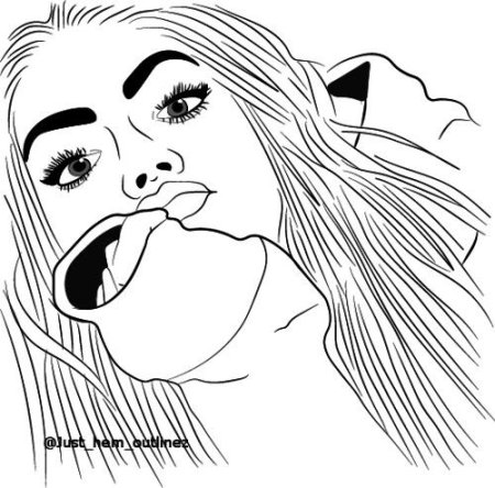 Рисунки для срисовкиинстасамки