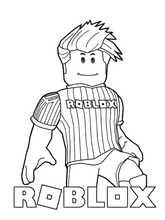 Roblox раскраска