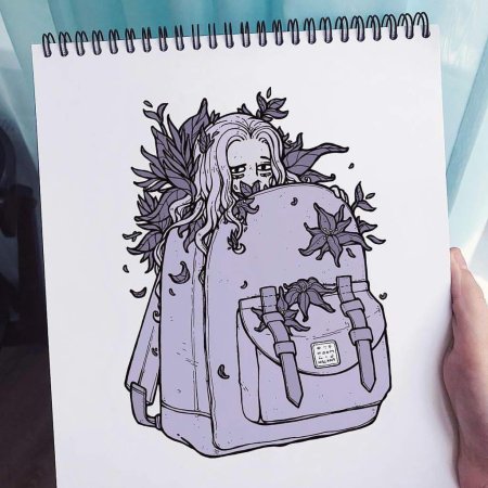 Маленькие скетчи для скетчбука