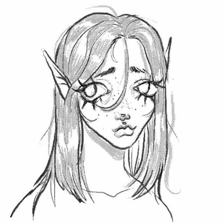 Наброски рисунков Асинастры