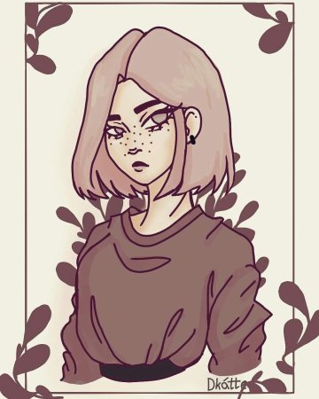 Арты в стиле тумблер