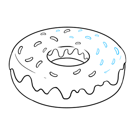 Ватрушка раскраска