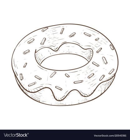 Ватрушка рисунок