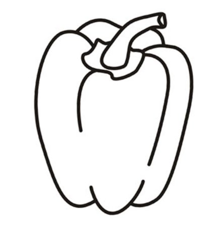 Овощи раскраска для детей