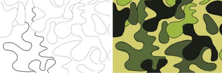 Камуфляж рисовать