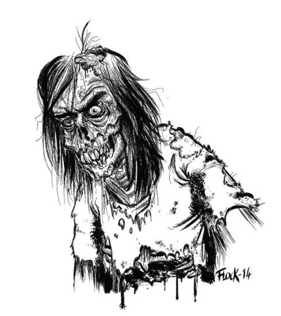 Очень страшные раскраски