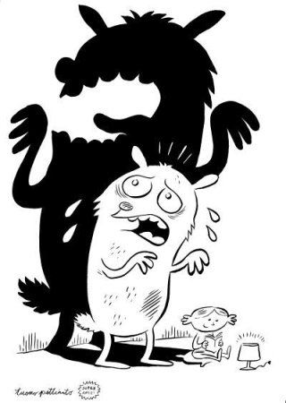 День рождения раскраска монстрики