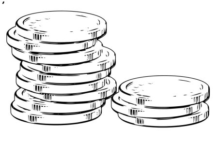 Монетки раскраска для детей