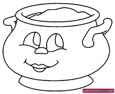 Кастрюля раскраска