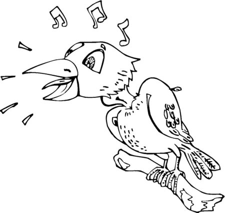 Ворона из басни Крылова ворона и лисица