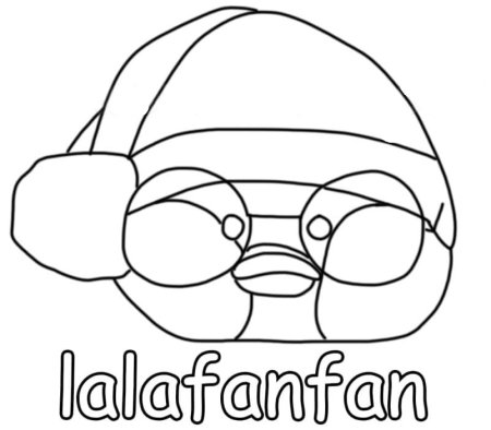 Лалафанфан раскраска