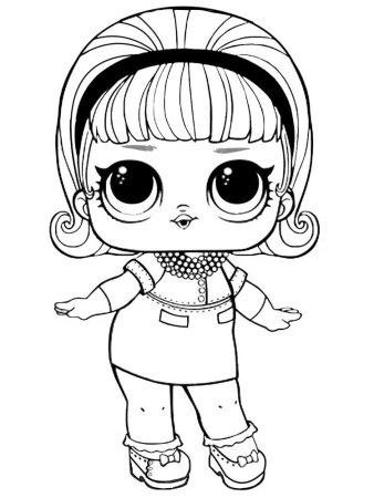 Кукла рисунок для детей легкий