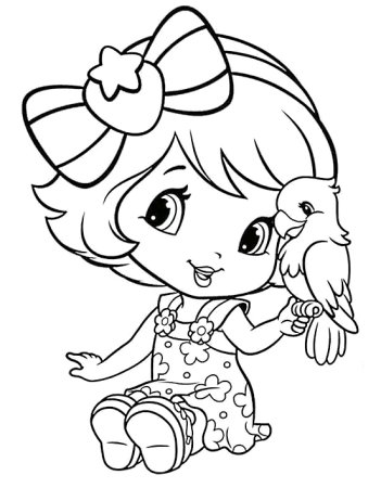 Раскраска куколка