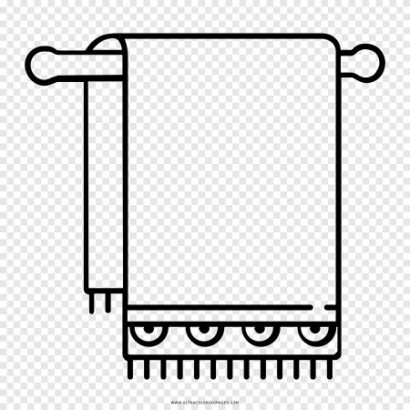 Раскраска полотенце