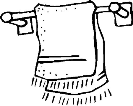 Полотенце для раскрашивания