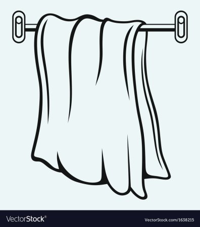 Раскраска полотенце