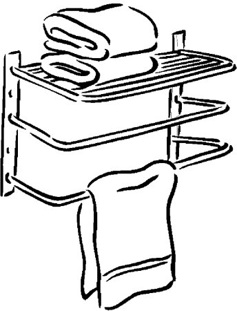 Полотенце раскраска для малышей