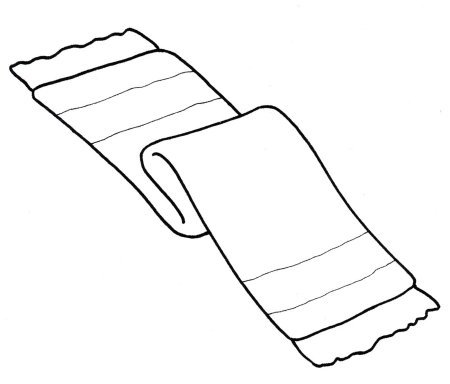 Рушник раскраска для детей