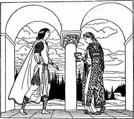 Мертвая Царевна раскраска