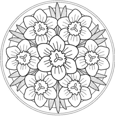 Мандала Цветочная Поляна