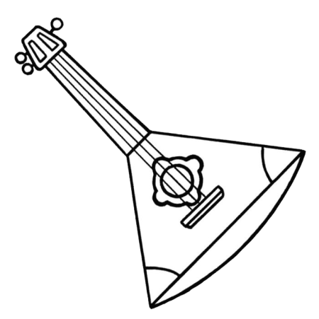 Балалайка рисунок