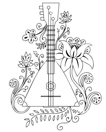 Балалайка контур