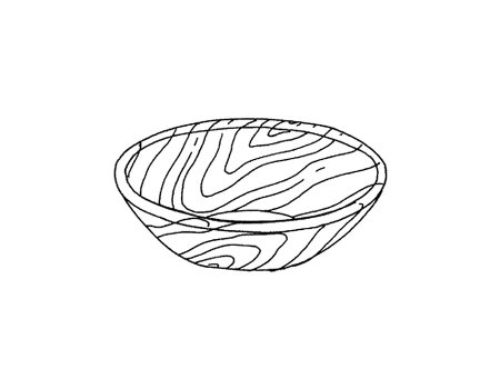 Тарелка раскраска для детей