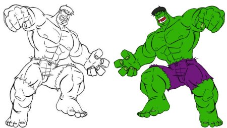 Hulk raskraska