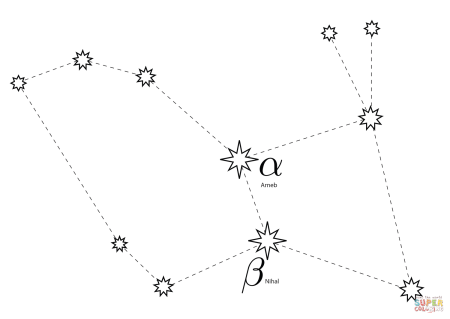 Созвездия раскраска