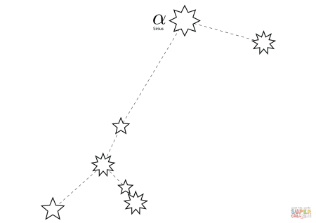 Созвездие Пегас схема по точкам