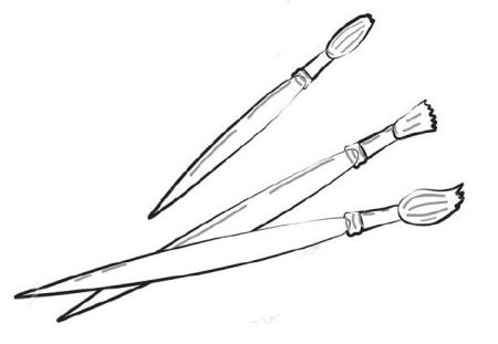 Кисточка для рисования