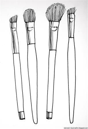 Кисть рисовальная