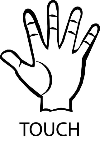 Ладошки раскраска для детей