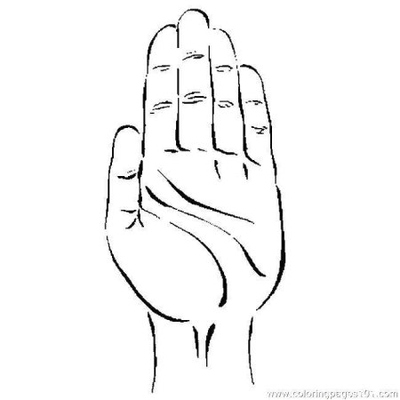 Ладонь рисунок