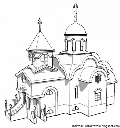 Церковь рисунок карандашом 5 класс