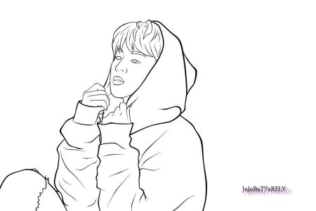 Раскраска БТС Шуга