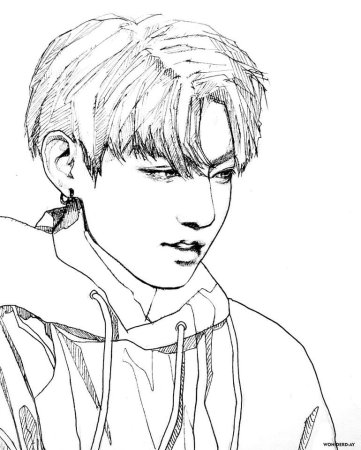 Группа БТС разукрашен