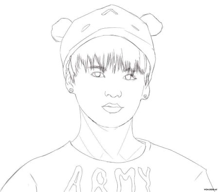 Раскраска БТС