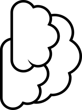 Тучка раскраска для детей