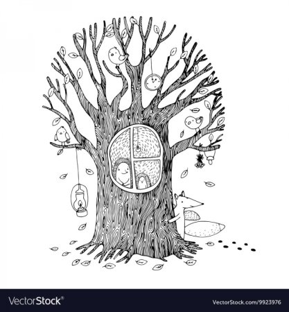 Белка с бельчатами раскраска для детей