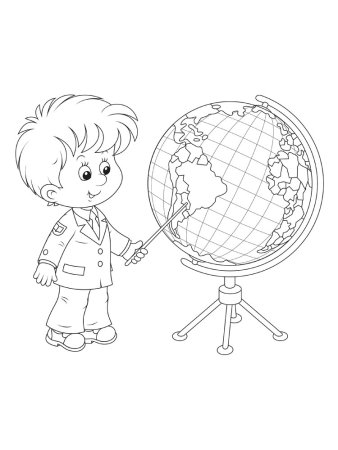 Раскраска география