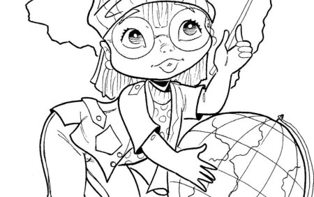 Глобус рисунок