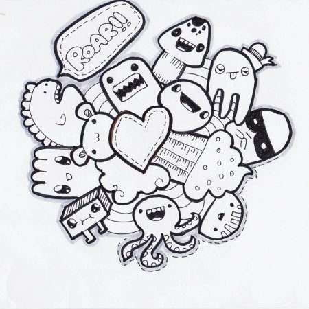 Рисунки для скетчбука для раскрашивания