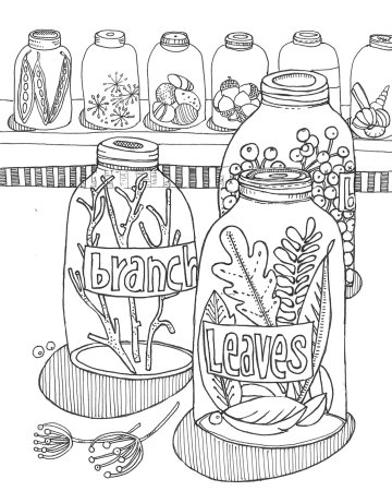 Скетчи для раскрашивания маркерами